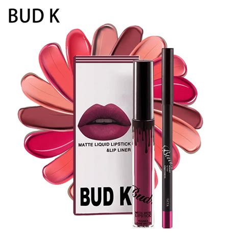Bud K Professional Matte Liquid Lipstickslips Pencil Matte Liquid Lipstick Waterproof Long