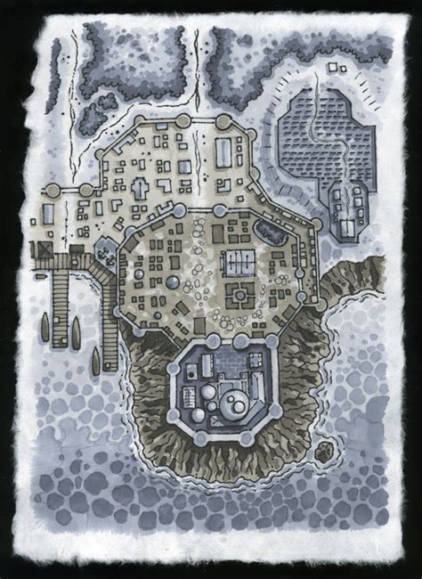 Dungeons And Dragons Map By Firstedition On Deviantart Fantasy City
