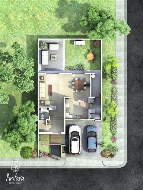 De frente por 12 mts. Plano de casas de dos pisos con terraza al frente | Casas de dos pisos, Planos de casas modernas ...