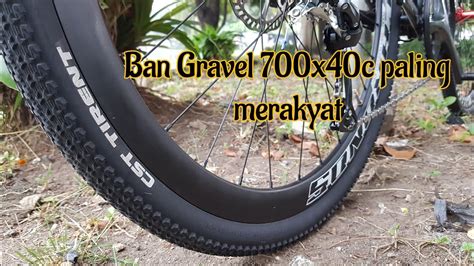 Ban Gravel Murah Cst Tirent 700x40c Cheap Gravel Tires Youtube