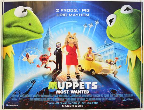 Muppets Most Wanted Original Cinema Movie Poster From