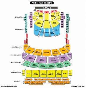 Auditorium Theatre Seating Chart Seating Charts Tickets