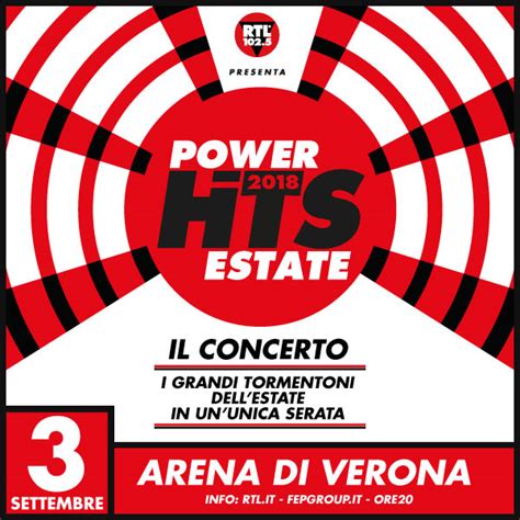 We did not find results for: RTL 102.5 Power Hits Estate, il 3 settembre all'Arena di ...