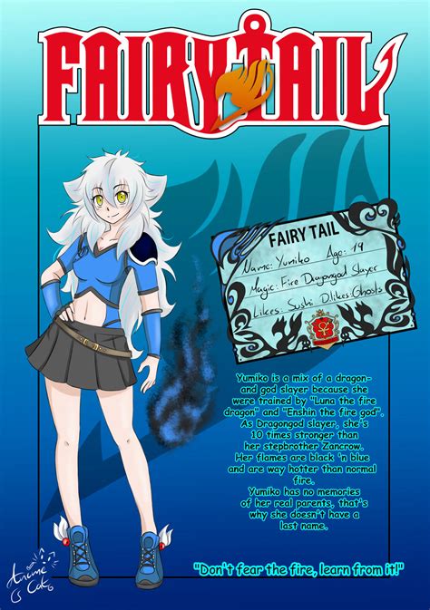 Fairy Tail Oc Yumiko Id Card By Anime Cat6 On Deviantart