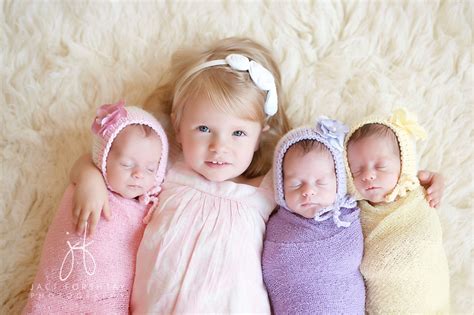 Triplets Warsaw In Newborn Photographer Jaci Forshtay Photography