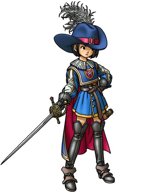 Armamentalist Female Characters And Art Dragon Quest Ix Dragon Quest Character Art