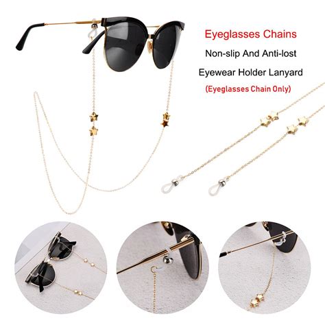 1pcs eyeglasses chains for women metal sunglasses reading glasses cords vintage glasses holder