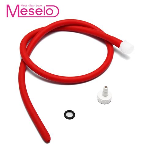 Buy Meselo 50100150cm Silicone Enema Anal Cleaning
