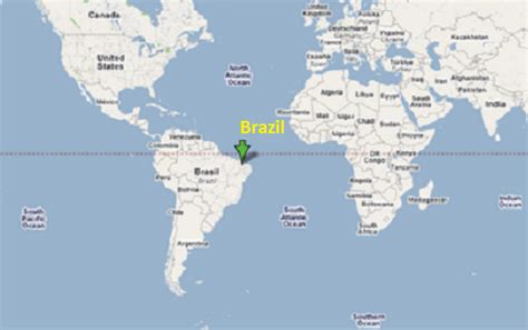 Where Is Brazil On The Map A Place To Visit