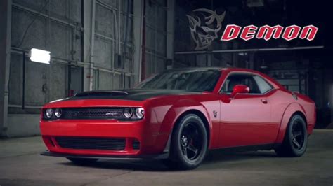 Dodge Challenger Srt Demon 840hp 2018 One Of The Fastest Cars In