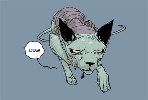 Lying Cat Comic Book Characters Comic Book Tattoo Best Comic Books