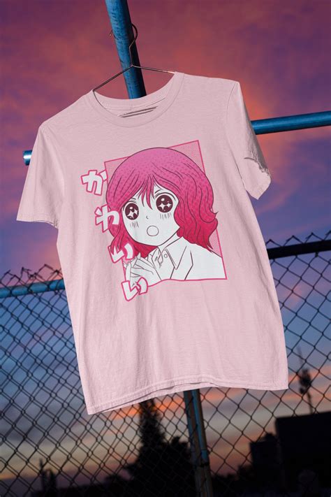 Chemise Anime Chemise Kawaii Chemise Harajuku Vêtements Etsy France