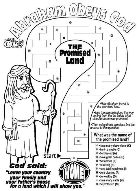 Image Result For Abraham Obeys God Craft Sunday School Lessons Bible