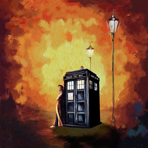 Tardis Doctor Who Art Painting Digital Art By Koko Priyanto