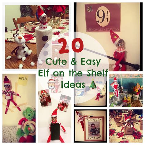 20 Cute And Easy Elf On The Shelf Ideas Elf On The Shelf Holiday Treat