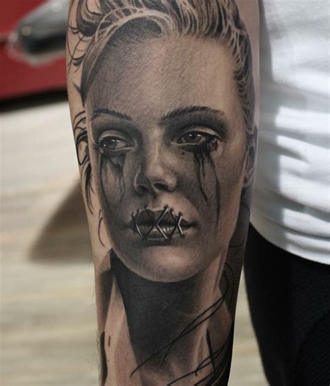 Ryan Evans Realistic Tattoo Sleeve Portrait Tattoo Tattoos
