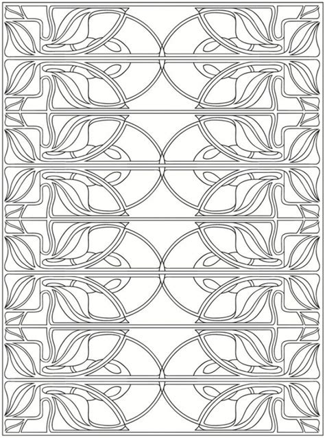 Free printable art deco with moons coloring page for kids to download, painting coloring pages Get This Free Printable Art Deco Patterns Coloring Pages ...