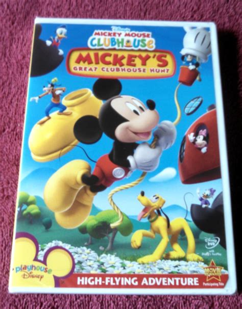 Disneys Mickey Mouse Clubhouse Mickeys Great Clubhouse Hunt Dvd New