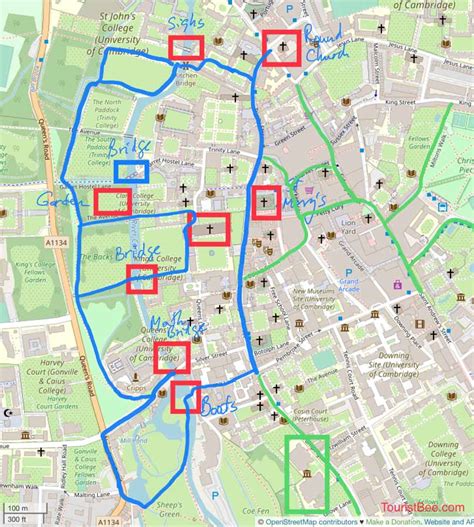 A Charming Walking Tour Of Cambridge Uk With Map Touristbee