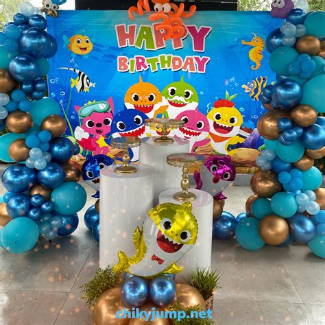 Baby Shark Birthday Party Decoration Theme Chikyjump