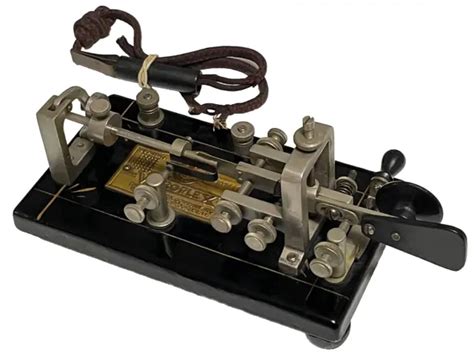 Stunning Vintage Vibroplex Original Telegraph Morse Code Ham Radio Key Box Picclick