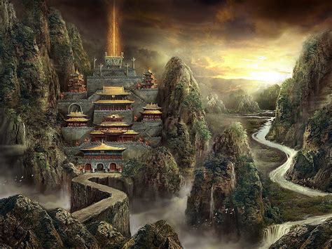 Fantasy Land Art Fantasy Digital Land Abstract Hd Wallpaper Peakpx