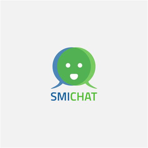 Chatting App Logo With Legged Emoticon Shape 17581600 Vector Art At