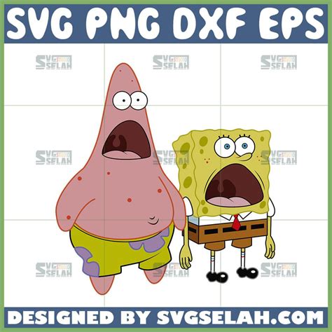 Spongebob And Patrick Svg Svg Selah