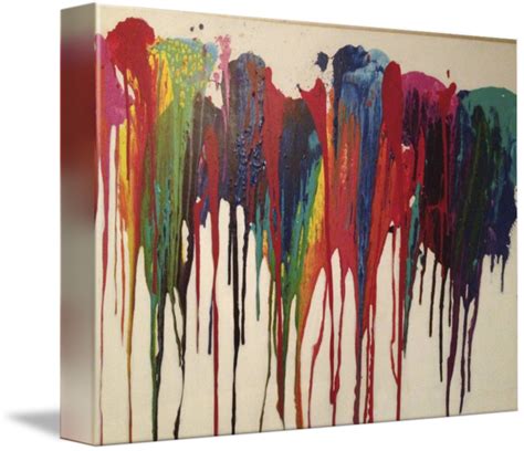Colorful Acrylic Drip Painting By Melissa Polomsky