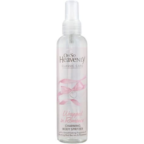 oh so heavenly classic care body spritzer wrapped in romance 200ml clicks