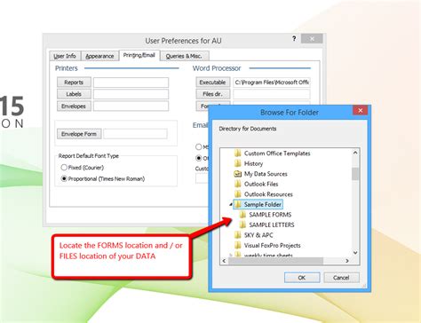 How To Set Default Forms And File Directories Abacusnext Client Services
