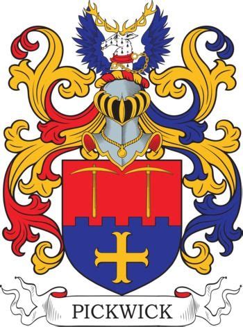 That heading usually consists of a name and an address, and a logo or corporate design, and sometimes a. Pickwick Family Crest and Coat of Arms | Coat of arms ...