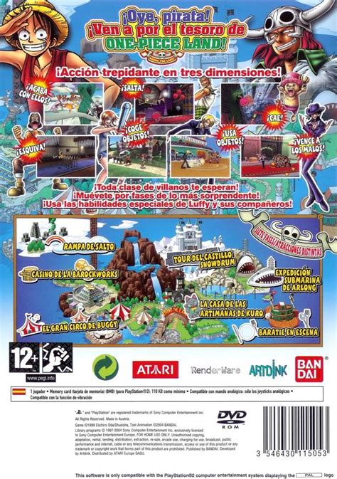 Ps2 海贼王：环游大陆 One Piece Land Land 游戏下载 游戏封面