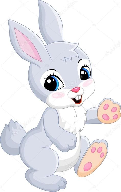 Descargar Caricatura Lindo Conejo — Ilustración De Stock Cute Bunny