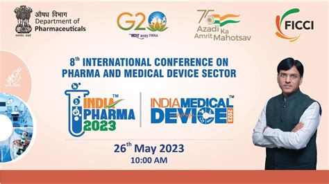 Dr Mansukh Mandaviya Addressing At 8th International Conference On Pharma And Medical Device