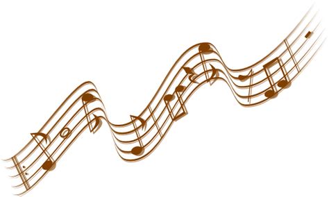 Musical Notes In Gold Clip Art At Vector Clip Art Online