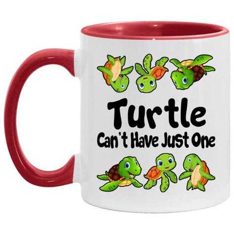 Turtle Mug Turtle Coffee Mug Turtle Tea Mug Cute Turtle Etsy