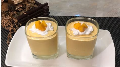 Only 3 Ingredients Mango Mousse In 10 Minutesrecipe By Cook With Sabiyat Youtube