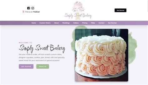 Mks Web Design Creating A Simply Sweet Bakery Website In Kansas