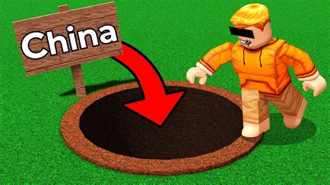 Roblox Dig To China Youtube
