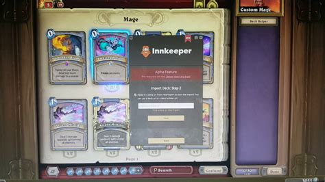 The improved deck builder uses hearthstone's internal data to provide players with the best decks for their personal collections. Hearthstone Innkeeper deck builder. - YouTube