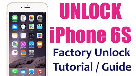 Our team just finish whit creating the latest tool which can solve this problem. Unlock iPhone 6S (Plus) Network the Easy Way! How to ...