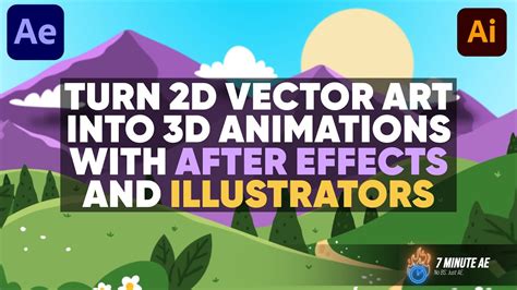 2d Art To 3d Animation With After Effects And Illustrator Tutorial