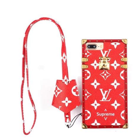 All four color options will be made available for the iphone 7 plus, but the golden croc leather and original monogram cases will be made available for the iphone. louis vuitton x supreme iphone case for iphone x 8 7 6s ...
