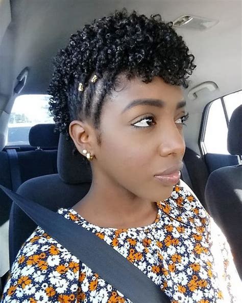 Quick And Easy Hairstyles For Natural Short Black Hair Natural Girl Wigs