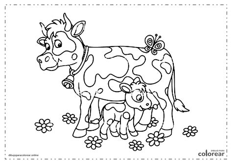 Dibujos De Vacas Para Colorear