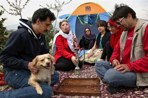 Iranians Avoid Bad Luck With Outdoor Festival Daily Mail Online