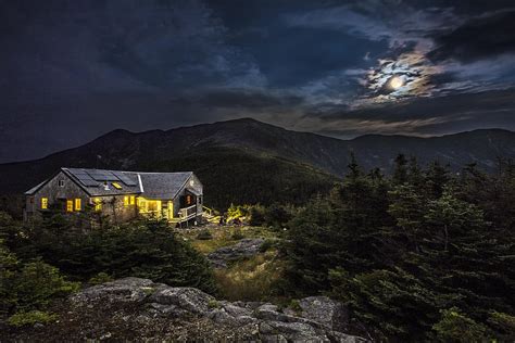 Full Moon Over Greenleaf Hut Photograph By Chris Whiton Pixels