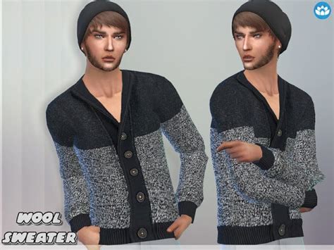 Sims 4 Ccs The Best Wool Sweater By Puresim Sims 4 Clothing