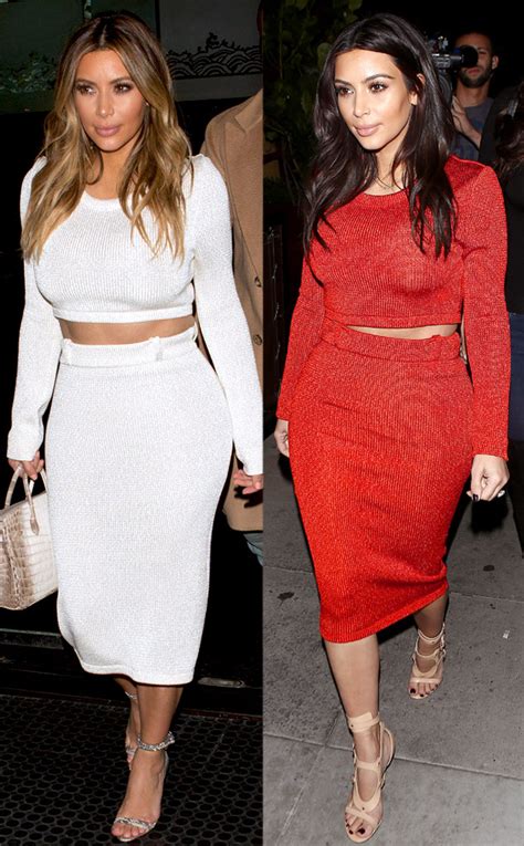 Kim Kardashian Copies Her Own Style E News